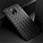 Soft Silicone Gel Leather Snap On Case Cover S01 for Xiaomi Redmi 10X 5G Black