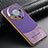 Soft Silicone Gel Leather Snap On Case Cover S01D for Huawei Mate 60 Purple