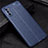 Soft Silicone Gel Leather Snap On Case Cover S02 for Huawei Mate 40 Lite 5G Blue