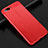 Soft Silicone Gel Leather Snap On Case Cover S02 for Oppo AX5 Red