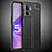 Soft Silicone Gel Leather Snap On Case Cover S02 for Oppo K10 5G India Black