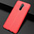 Soft Silicone Gel Leather Snap On Case Cover S02 for Oppo Reno Ace Red