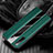 Soft Silicone Gel Leather Snap On Case Cover S02 for Oppo Reno3 Green