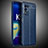 Soft Silicone Gel Leather Snap On Case Cover S02 for Realme 9 SE 5G Blue