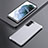 Soft Silicone Gel Leather Snap On Case Cover S02 for Samsung Galaxy S21 FE 5G White