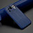 Soft Silicone Gel Leather Snap On Case Cover S02 for Xiaomi Mi 11 Ultra 5G Blue