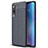 Soft Silicone Gel Leather Snap On Case Cover S02 for Xiaomi Mi 9 Lite Blue