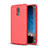 Soft Silicone Gel Leather Snap On Case Cover S03 for Huawei Mate 10 Lite Red