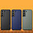 Soft Silicone Gel Leather Snap On Case Cover S03 for Samsung Galaxy S21 FE 5G