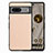 Soft Silicone Gel Leather Snap On Case Cover S03D for Google Pixel 7a 5G Gold