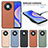 Soft Silicone Gel Leather Snap On Case Cover S03D for Huawei Enjoy 50 Pro