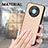 Soft Silicone Gel Leather Snap On Case Cover S03D for Huawei Enjoy 50 Pro