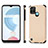 Soft Silicone Gel Leather Snap On Case Cover S03D for Realme C21Y