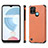 Soft Silicone Gel Leather Snap On Case Cover S03D for Realme C21Y