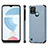 Soft Silicone Gel Leather Snap On Case Cover S03D for Realme C21Y