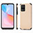 Soft Silicone Gel Leather Snap On Case Cover S03D for Vivo Y21