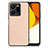 Soft Silicone Gel Leather Snap On Case Cover S03D for Vivo Y35 4G