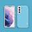 Soft Silicone Gel Leather Snap On Case Cover S04 for Samsung Galaxy S21 5G