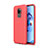 Soft Silicone Gel Leather Snap On Case Cover S05 for Huawei Nova 5i Pro Red