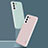 Soft Silicone Gel Leather Snap On Case Cover S05 for Samsung Galaxy S22 Plus 5G