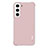 Soft Silicone Gel Leather Snap On Case Cover S05 for Samsung Galaxy S22 Plus 5G Pink