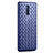 Soft Silicone Gel Leather Snap On Case Cover S06 for Oppo Reno2 Blue