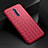 Soft Silicone Gel Leather Snap On Case Cover S07 for Oppo Reno2 Red