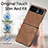 Soft Silicone Gel Leather Snap On Case Cover SD1 for Motorola Moto Razr 40 5G