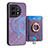 Soft Silicone Gel Leather Snap On Case Cover SD1 for OnePlus 11 5G Clove Purple