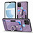 Soft Silicone Gel Leather Snap On Case Cover SD1 for Realme C21Y