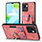 Soft Silicone Gel Leather Snap On Case Cover SD1 for Realme C30s