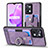 Soft Silicone Gel Leather Snap On Case Cover SD1 for Realme C31