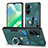 Soft Silicone Gel Leather Snap On Case Cover SD1 for Realme C33 (2023)