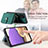 Soft Silicone Gel Leather Snap On Case Cover SD1 for Samsung Galaxy A32 5G