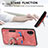 Soft Silicone Gel Leather Snap On Case Cover SD1 for Samsung Galaxy M04