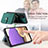 Soft Silicone Gel Leather Snap On Case Cover SD1 for Samsung Galaxy M32 5G