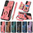 Soft Silicone Gel Leather Snap On Case Cover SD1 for Samsung Galaxy S21 FE 5G