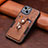 Soft Silicone Gel Leather Snap On Case Cover SD10 for Apple iPhone 13