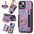 Soft Silicone Gel Leather Snap On Case Cover SD12 for Apple iPhone 13