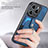 Soft Silicone Gel Leather Snap On Case Cover SD12 for Apple iPhone 16 Pro