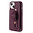 Soft Silicone Gel Leather Snap On Case Cover SD14 for Apple iPhone 15