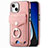 Soft Silicone Gel Leather Snap On Case Cover SD16 for Apple iPhone 13