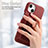 Soft Silicone Gel Leather Snap On Case Cover SD17 for Apple iPhone 15