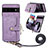 Soft Silicone Gel Leather Snap On Case Cover SD2 for Google Pixel 6 5G Clove Purple