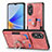 Soft Silicone Gel Leather Snap On Case Cover SD2 for Oppo A17