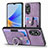 Soft Silicone Gel Leather Snap On Case Cover SD2 for Oppo A17