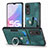 Soft Silicone Gel Leather Snap On Case Cover SD2 for Oppo A58 5G