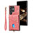 Soft Silicone Gel Leather Snap On Case Cover SD2 for Samsung Galaxy S24 Ultra 5G