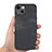 Soft Silicone Gel Leather Snap On Case Cover SD3 for Apple iPhone 14 Plus