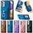 Soft Silicone Gel Leather Snap On Case Cover SD3 for Samsung Galaxy A32 5G